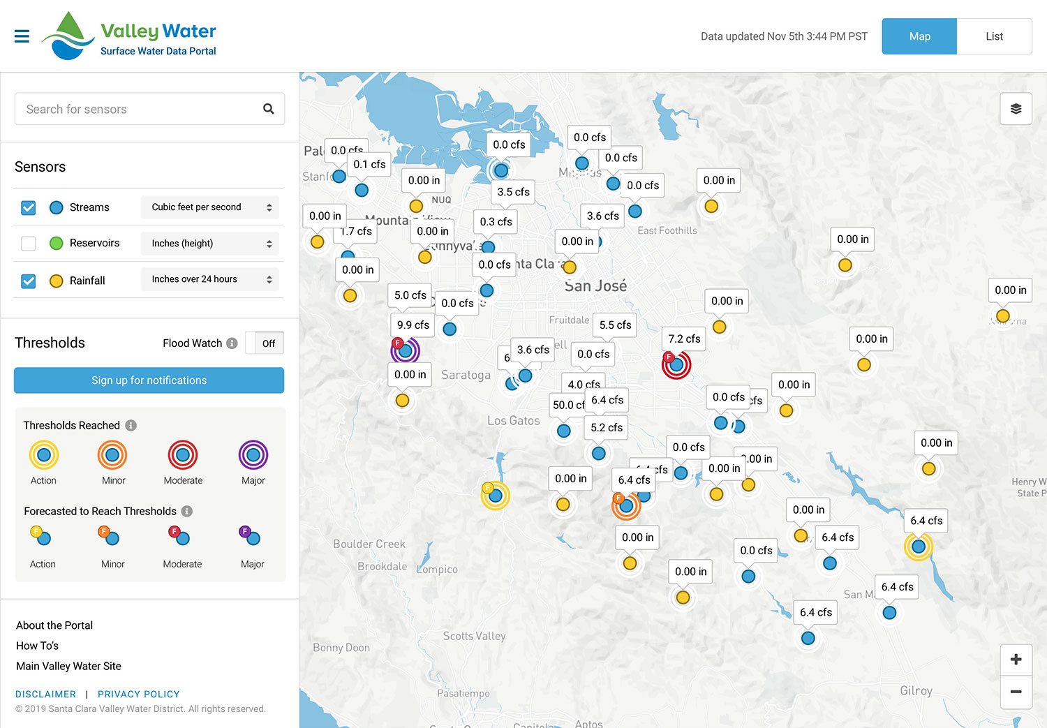 Surface Water Data Portal by Tierra Plan