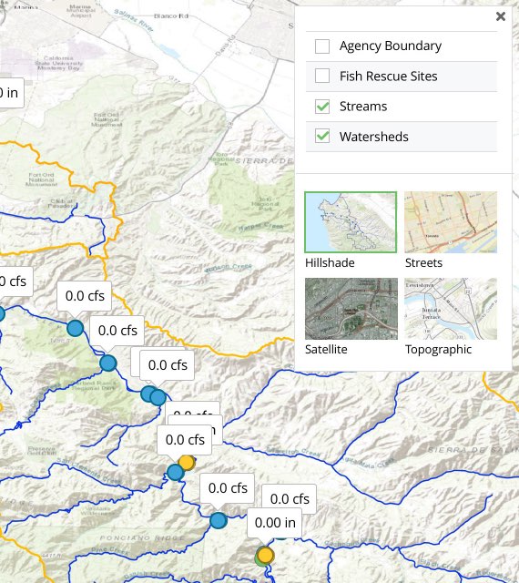 Monterey Surface Water Data Portal by Tierra Plan